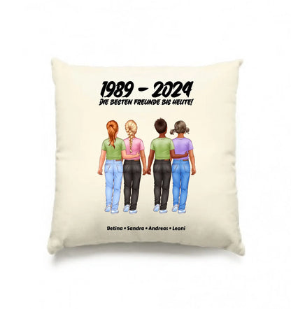 Friendship: 1-5 Kinder • mehrere Artikel • ’Statement-Collection’ • Wunschtext • personalisierte Figuren - Kissen