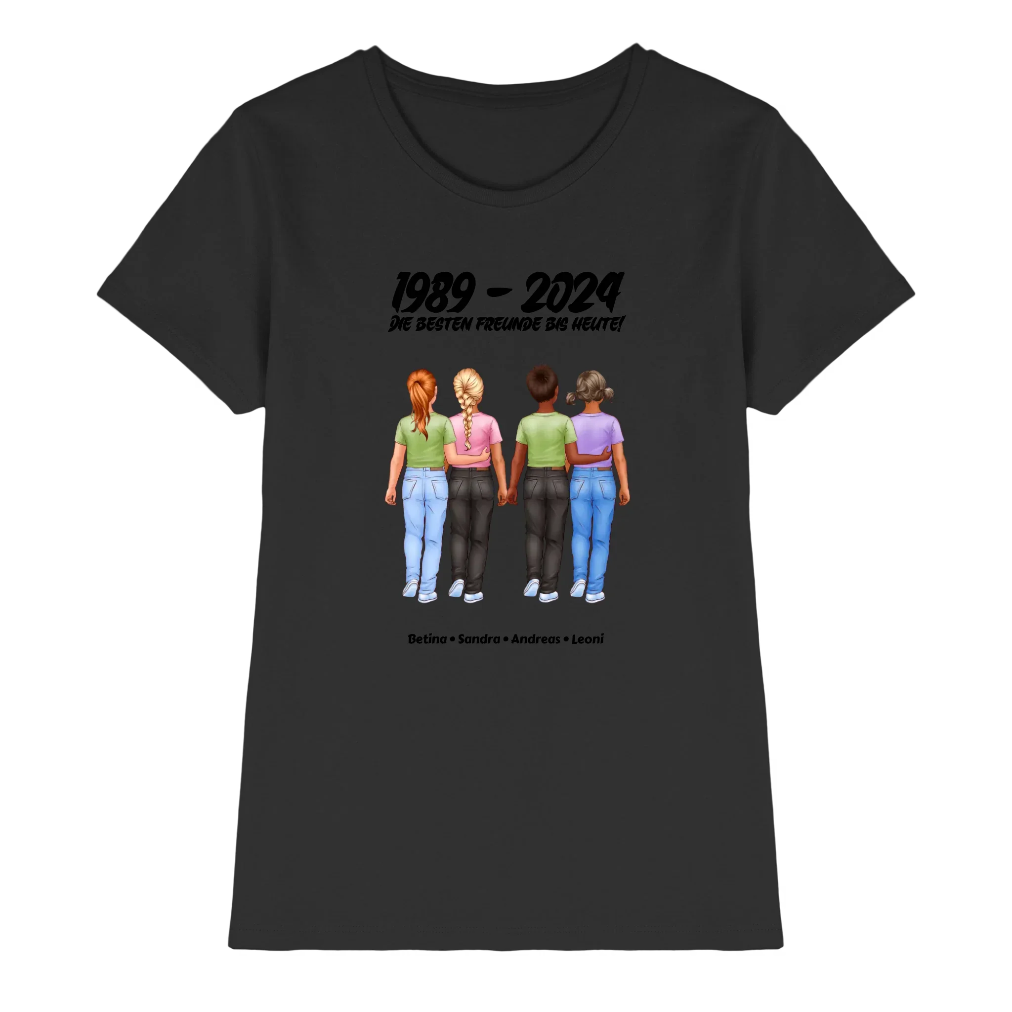 Friendship: 1-5 Kinder • mehrere Artikel • ’Statement-Collection’ • Wunschtext • personalisierte Figuren - Premium