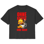 Damenshirt mit Ente • Ohne Kaffee, ohne mich! • Bio-Ladies-Shirt