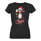 Weihnachtsshirt Damen • Santa Chicken Cheers! • Bio-Ladies-Shirt