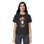 Weihnachtsshirt Damen • Santa Chicken Cheers! • Bio-Ladies-Shirt