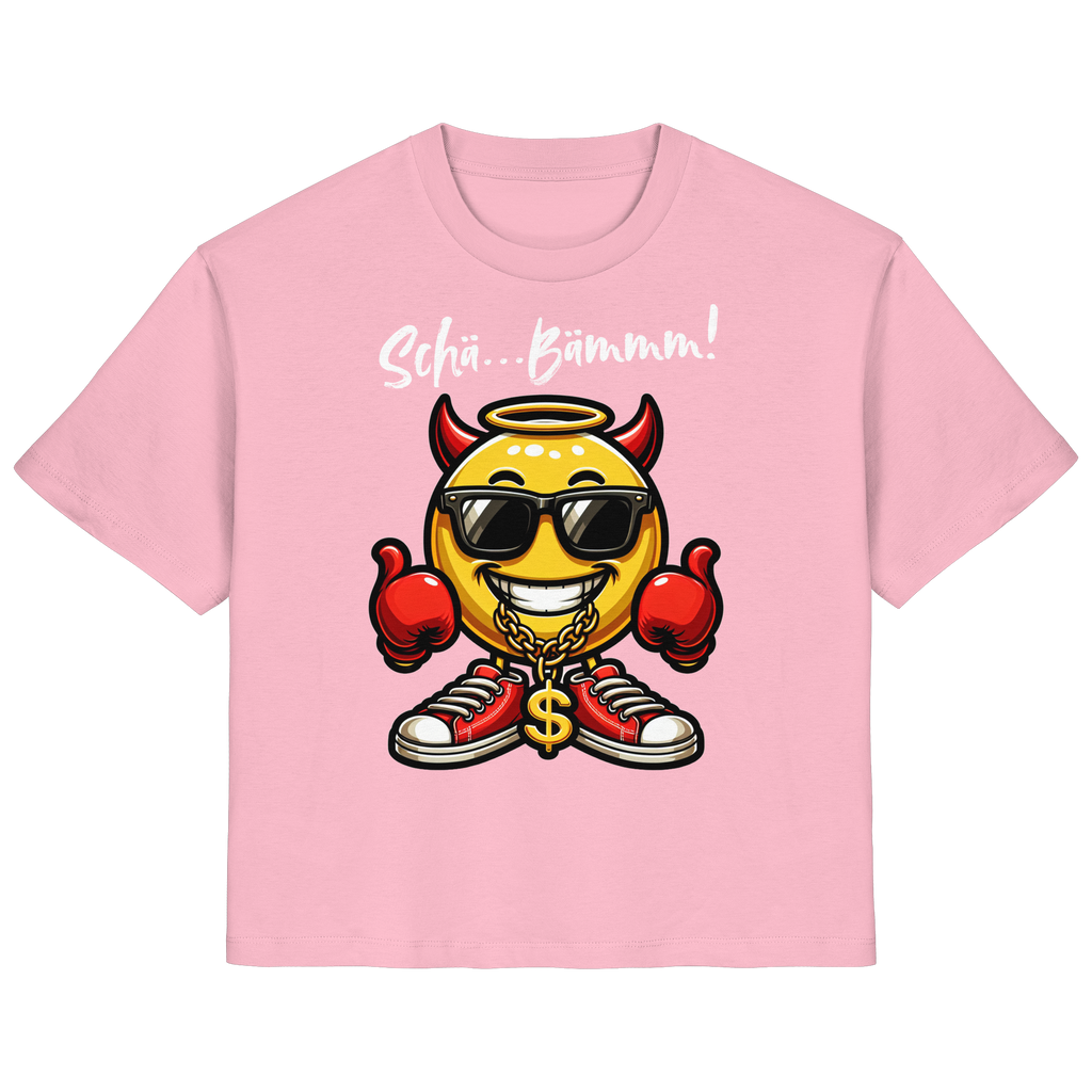 Damenshirt mit Emoji • Schä…Bämmm! • Bio-Ladies-Shirt