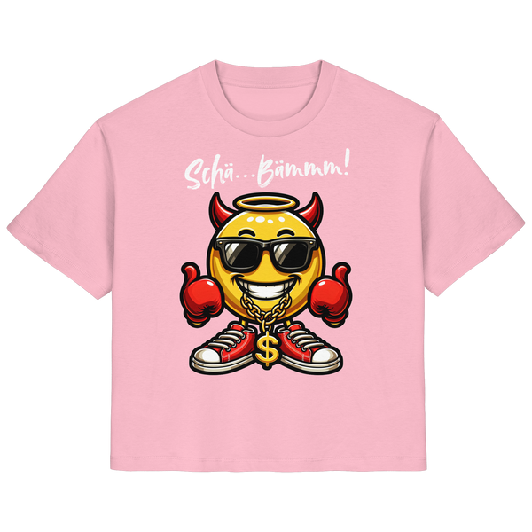 Damenshirt mit Emoji • Schä…Bämmm! • Bio-Ladies-Shirt