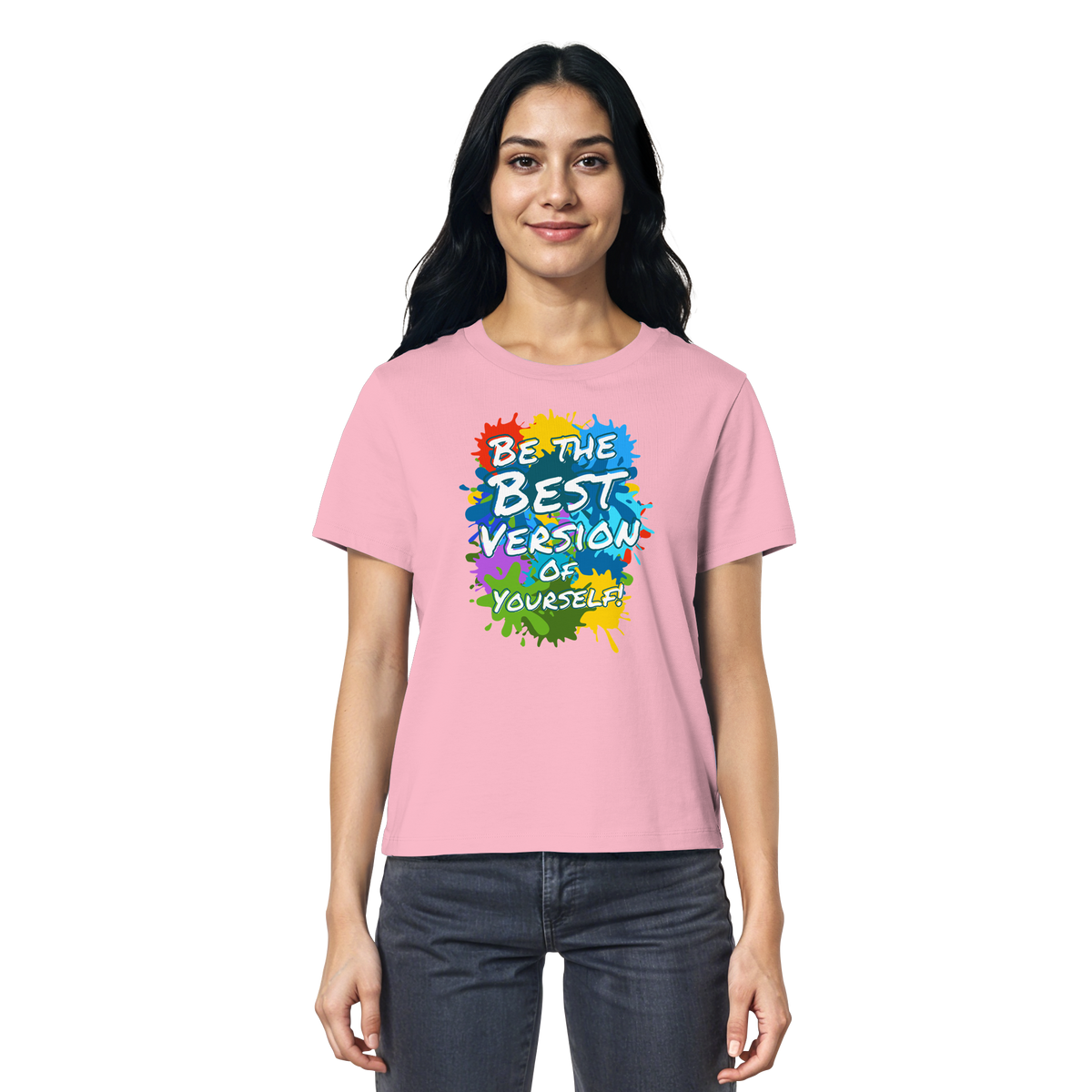 Motivations-Damenshirt • Be the best version of yourself • Bio-Ladies-Shirt