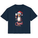 Weihnachtsshirt Damen • Santa Chicken Cheers! • Bio-Ladies-Shirt