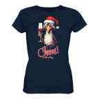 Weihnachtsshirt Damen • Santa Chicken Cheers! • Bio-Ladies-Shirt