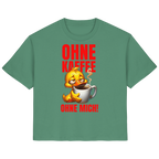 Damenshirt mit Ente • Ohne Kaffee, ohne mich! • Bio-Ladies-Shirt
