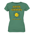 Geburtstagsshirt Damen Happy Birthday and all the best • Bio-Ladies-Shirt
