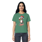 Weihnachtsshirt Damen • Santa Chicken Cheers! • Bio-Ladies-Shirt