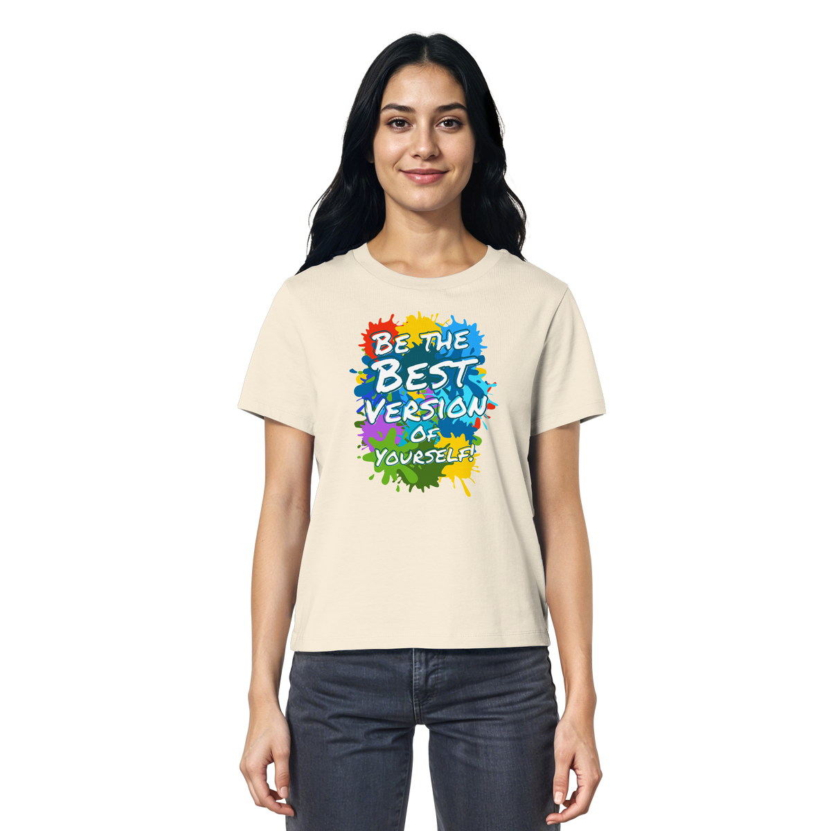 Motivations-Damenshirt • Be the best version of yourself • Bio-Ladies-Shirt