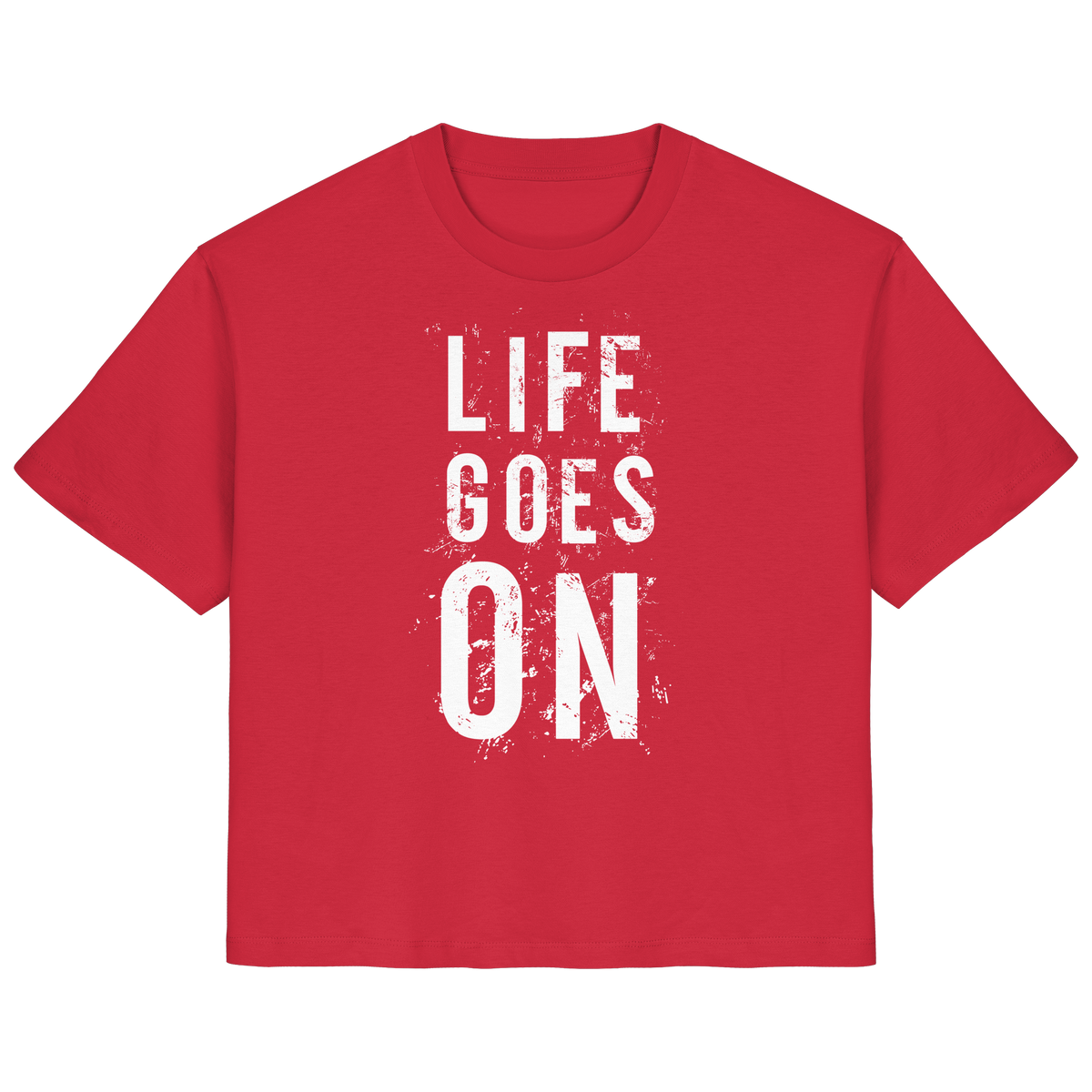 Damenshirt • Life goes on • Bio-Ladies-Shirt