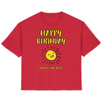 Geburtstagsshirt Damen Happy Birthday and all the best • Bio-Ladies-Shirt