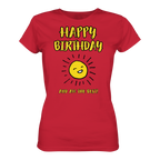 Geburtstagsshirt Damen Happy Birthday and all the best • Bio-Ladies-Shirt