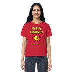 Geburtstagsshirt Damen Happy Birthday and all the best • Bio-Ladies-Shirt