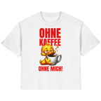 Damenshirt mit Ente • Ohne Kaffee, ohne mich! • Bio-Ladies-Shirt