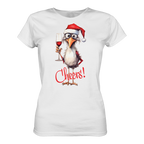 Weihnachtsshirt Damen • Santa Chicken Cheers! • Bio-Ladies-Shirt