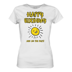 Geburtstagsshirt Damen Happy Birthday and all the best • Bio-Ladies-Shirt