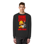 Lustiges Sweatshirt mit Ente • Ohne Kaffee, ohne mich! • Bio-Unisex