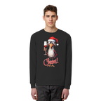 Lustiger Weihnachtspullover • Santa Chicken Cheers! • Bio-Sweatshirt