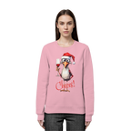 Lustiger Weihnachtspullover • Santa Chicken Cheers! • Bio-Sweatshirt