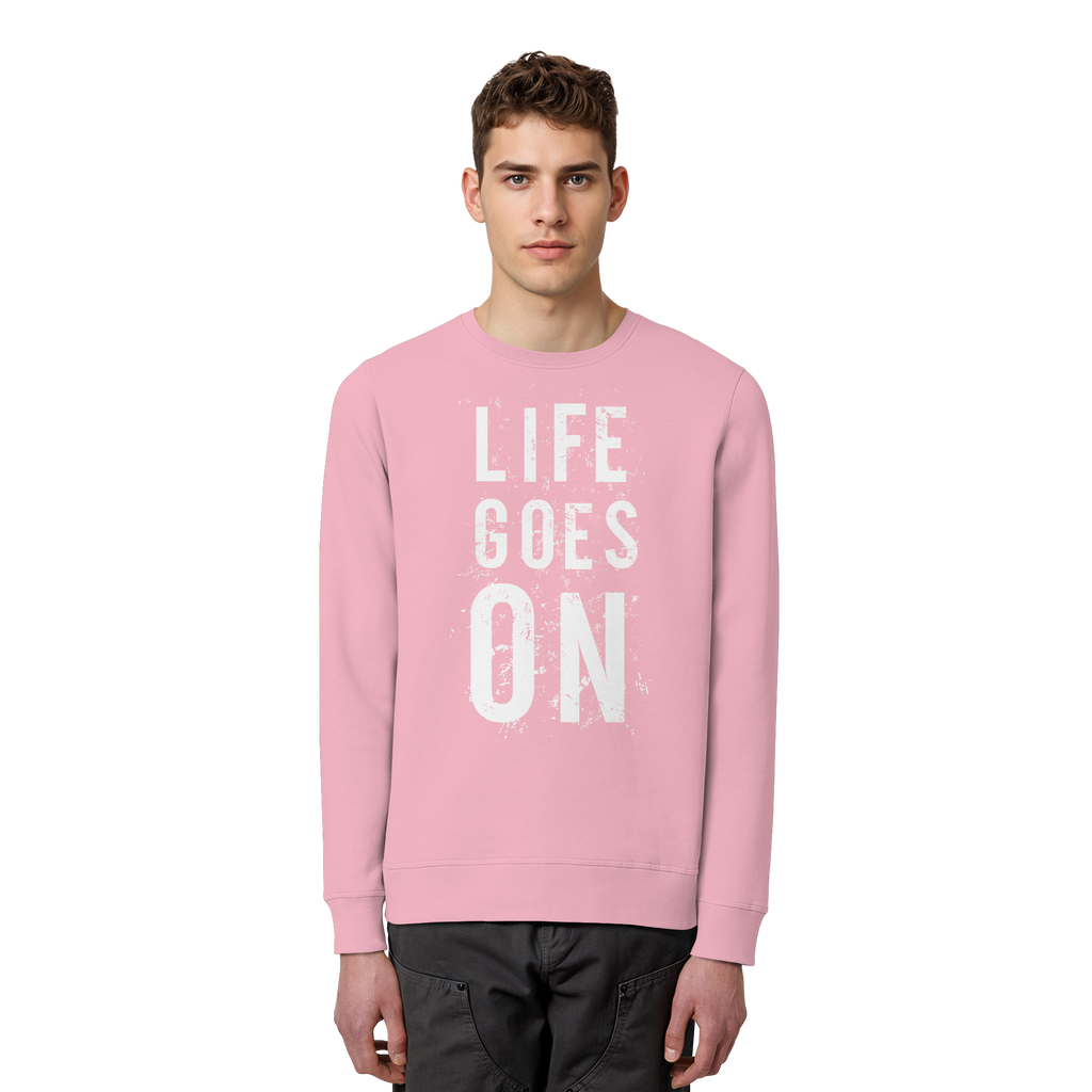 Statement-Sweatshirt • Life goes on • Bio-Unisex