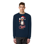 Lustiger Weihnachtspullover • Santa Chicken Cheers! • Bio-Sweatshirt