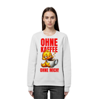 Lustiges Sweatshirt mit Ente • Ohne Kaffee, ohne mich! • Bio-Unisex