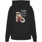 Weihnachts-Hoodie Cool Santa • Merry Christmas y'all • Bio-Kapuzenpullover