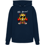 Lustiger Hoodie mit Emoji • Schä…Bämmm! • Bio-Kapuzenpullover