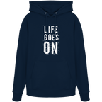 Statement-Hoodie • Life goes on • Bio-Kapuzenpullover