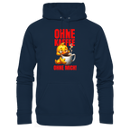 Lustiger Hoodie mit Ente • Ohne Kaffee, ohne mich! • Bio-Kapuzenpullover