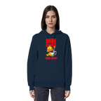 Lustiger Hoodie mit Ente • Ohne Kaffee, ohne mich! • Bio-Kapuzenpullover