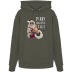 Weihnachts-Hoodie Cool Santa • Merry Christmas y'all • Bio-Kapuzenpullover