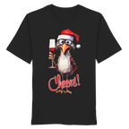 Lustiges Weihnachtsshirt • Santa Chicken Cheers! • Bio-Unisex-Shirt