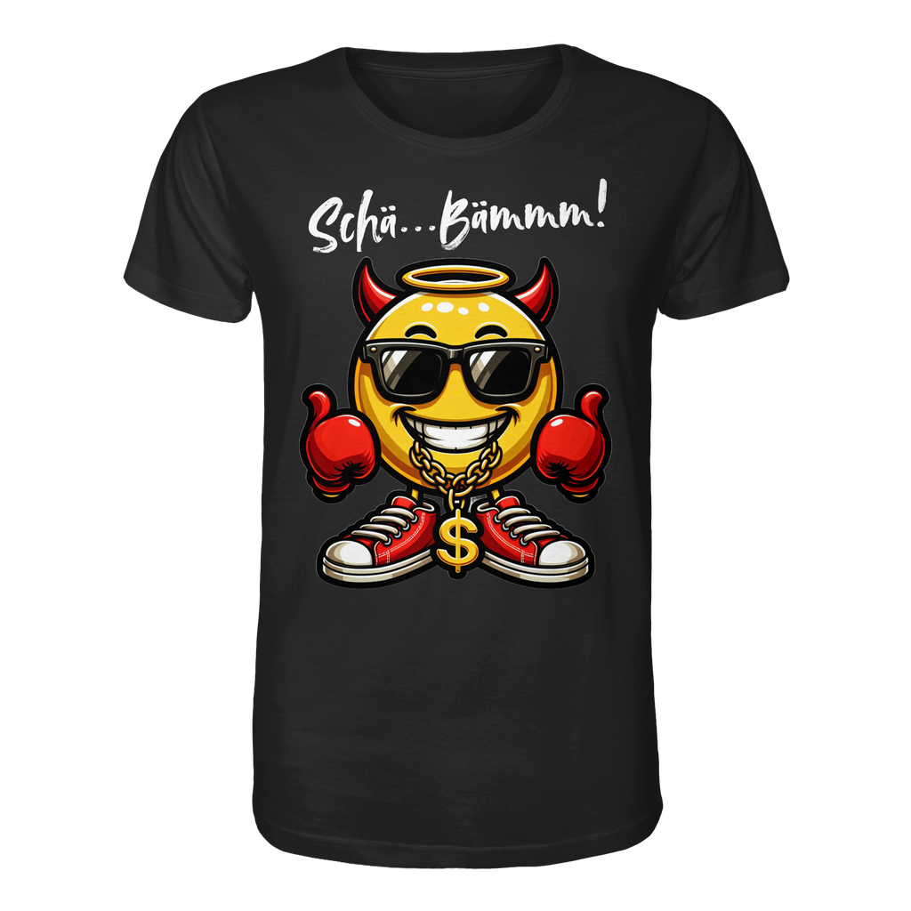 Lustiges T-Shirt mit Emoji • Schä…Bämmm! • Bio-Unisex-Shirt