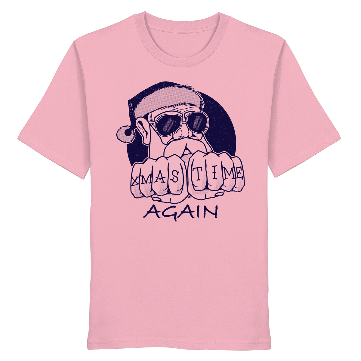 Weihnachtsshirt Cool Santa • Xmas Time Again • Bio-Unisex-T-Shirt