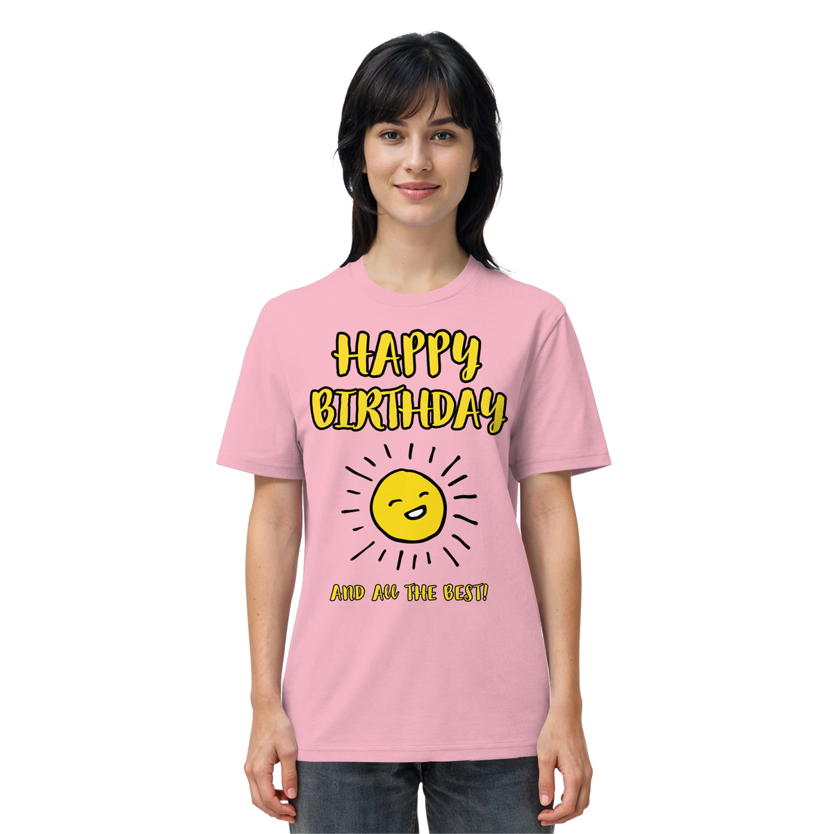 Geburtstagsshirt Happy Birthday and all the best • Bio-Unisex-T-Shirt