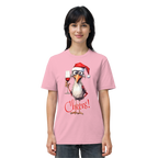 Lustiges Weihnachtsshirt • Santa Chicken Cheers! • Bio-Unisex-Shirt