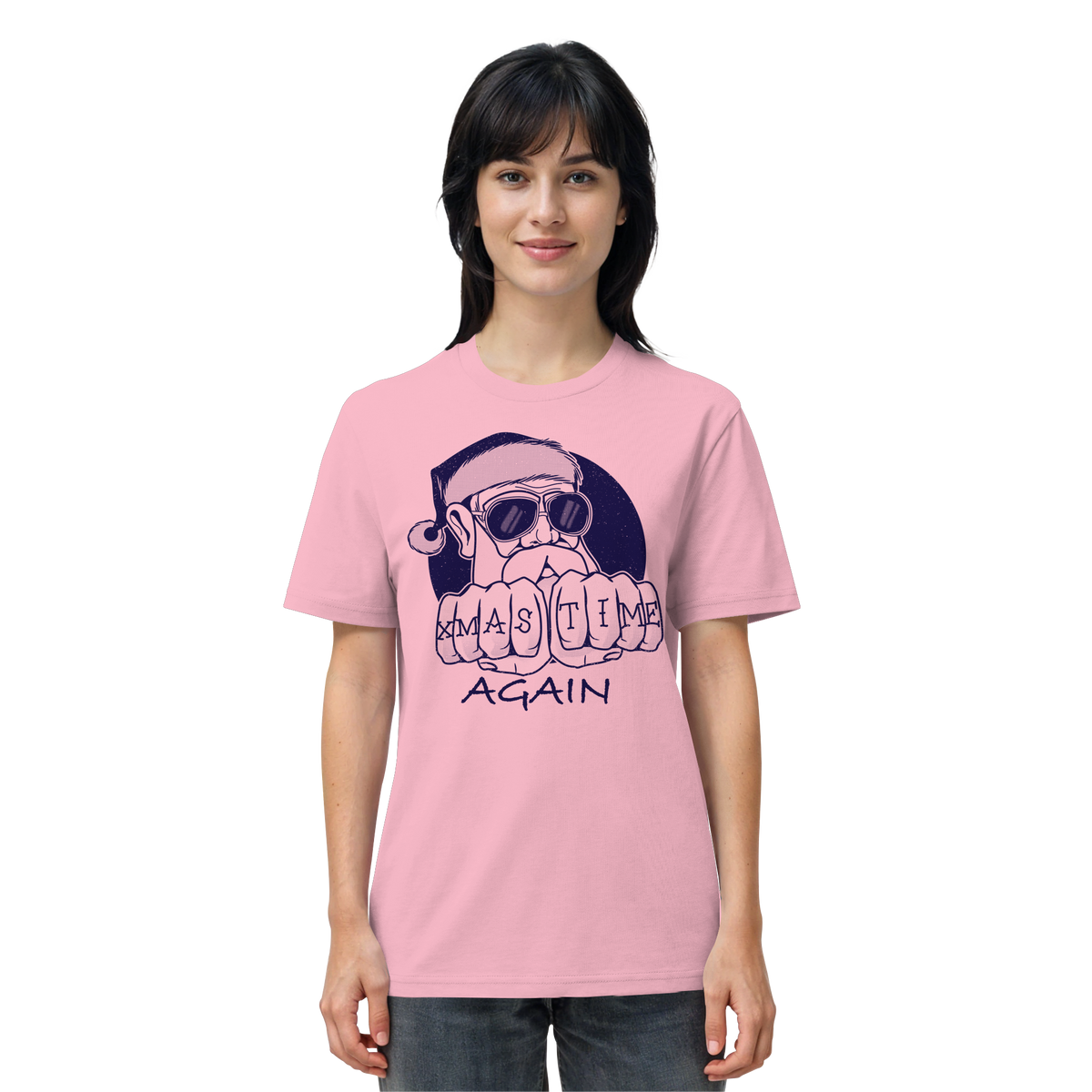 Weihnachtsshirt Cool Santa • Xmas Time Again • Bio-Unisex-T-Shirt