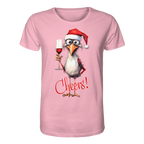 Lustiges Weihnachtsshirt • Santa Chicken Cheers! • Bio-Unisex-Shirt
