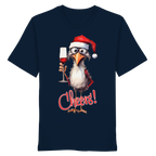 Lustiges Weihnachtsshirt • Santa Chicken Cheers! • Bio-Unisex-Shirt