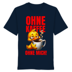 Lustiges T-Shirt mit Ente • Ohne Kaffee, ohne mich! • Bio-Unisex-Shirt