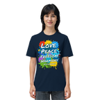 Peace-Shirt • Love Peace Freedom Harmony • Bio-Unisex-T-Shirt