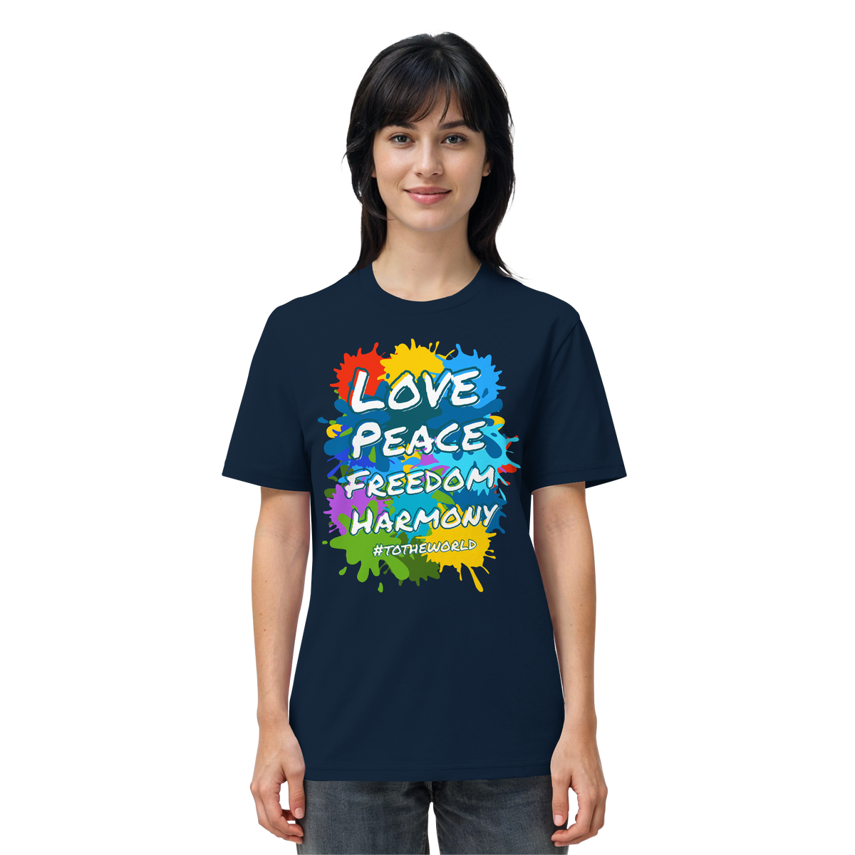 Peace-Shirt • Love Peace Freedom Harmony • Bio-Unisex-T-Shirt