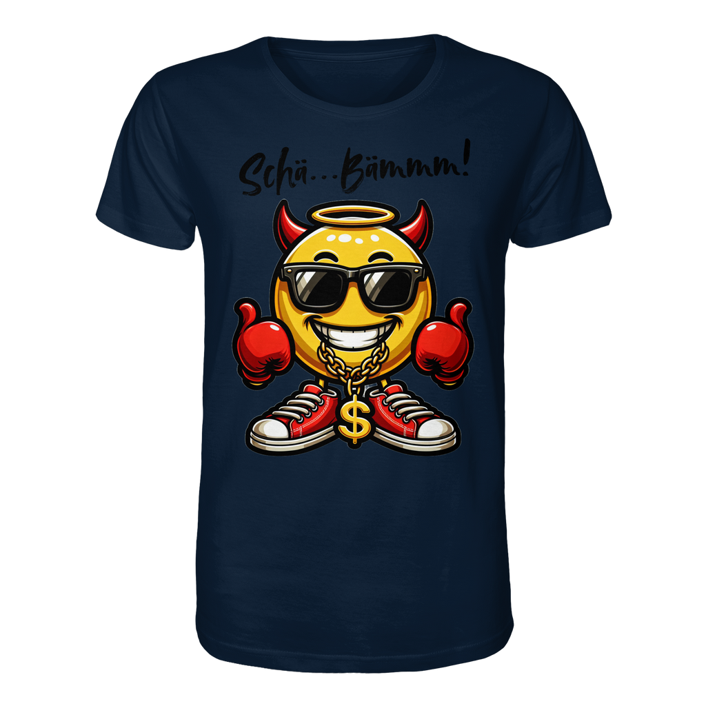 Lustiges T-Shirt mit Emoji • Schä…Bämmm! • Bio-Unisex-Shirt