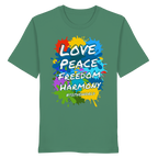 Peace-Shirt • Love Peace Freedom Harmony • Bio-Unisex-T-Shirt