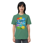 Peace-Shirt • Love Peace Freedom Harmony • Bio-Unisex-T-Shirt