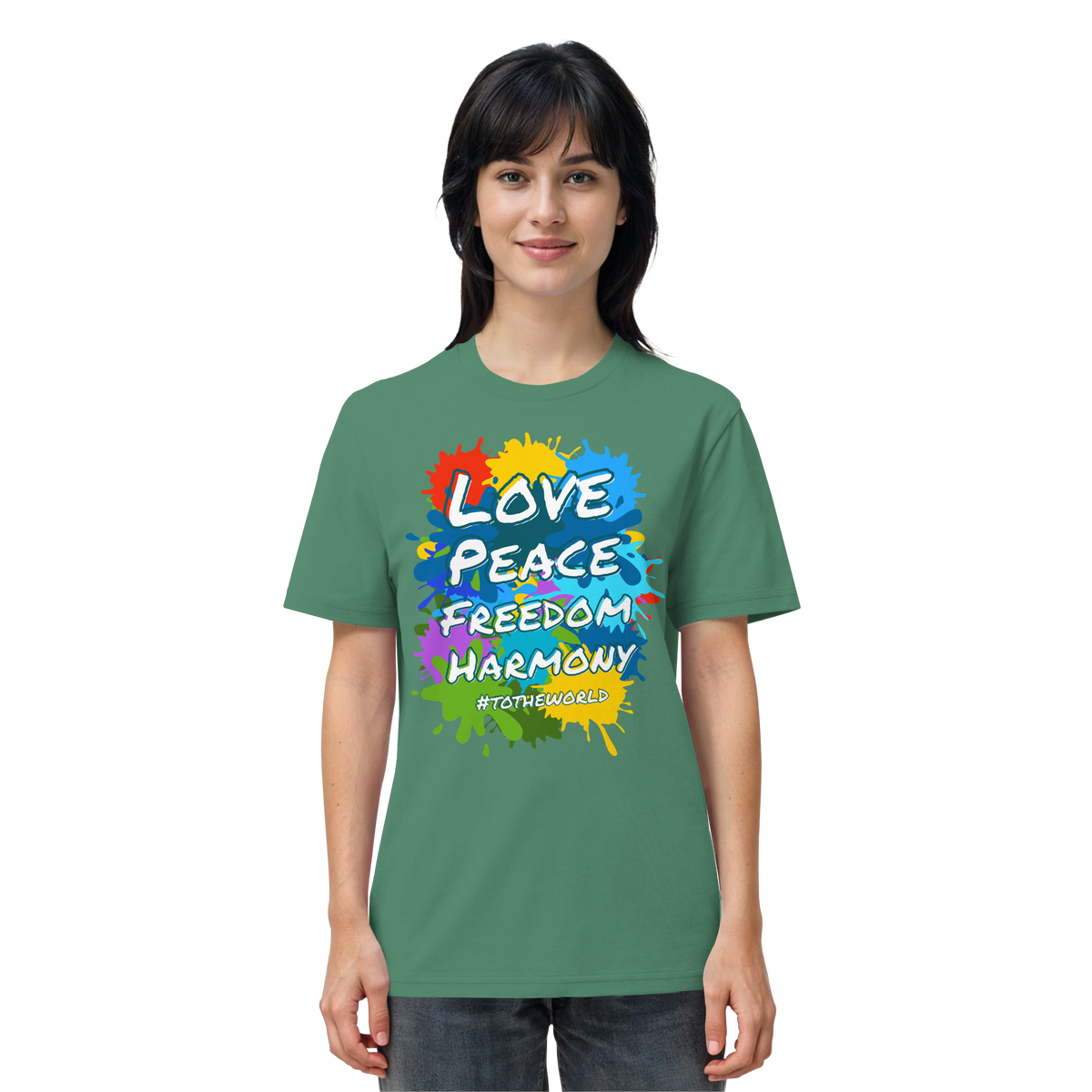 Peace-Shirt • Love Peace Freedom Harmony • Bio-Unisex-T-Shirt