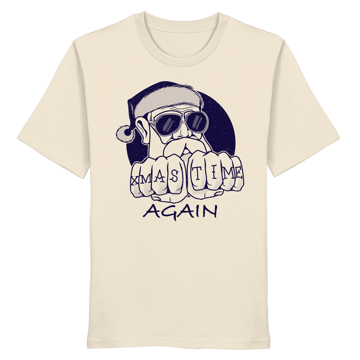 Weihnachtsshirt Cool Santa • Xmas Time Again • Bio-Unisex-T-Shirt