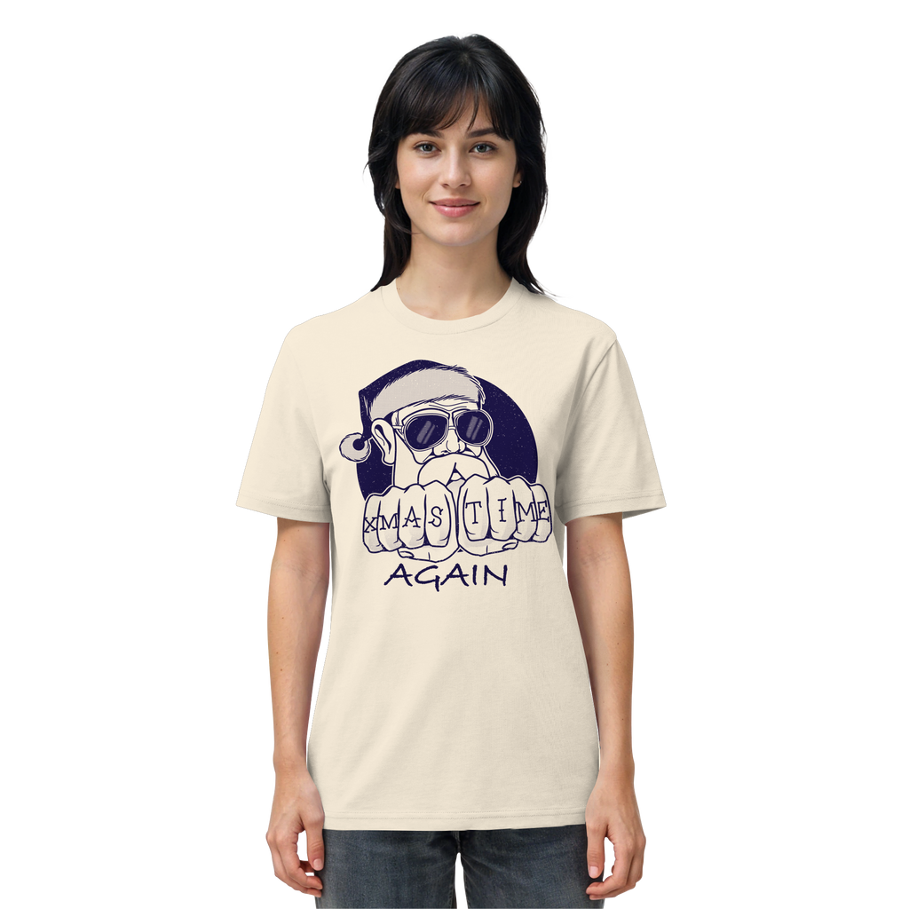 Weihnachtsshirt Cool Santa • Xmas Time Again • Bio-Unisex-T-Shirt